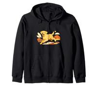 Happy Labrador Dog Illustration for Dogs Lover Sweat à Capuche