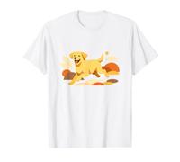 Happy Labrador Dog Illustration for Dogs Lover T-Shirt Graphique avec Valeur