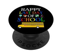 Happy Last Day of School 2027 - Funny Teachers and Students PopSockets PopGrip Adhésif