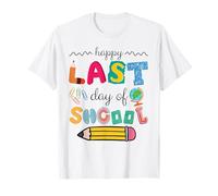 Happy Last Day Of School Teacher Appreciation Garçons Filles T-Shirt