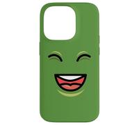 Happy Laughing Face - Cartoon Green Avocado Coque pour iPhone 14 Pro