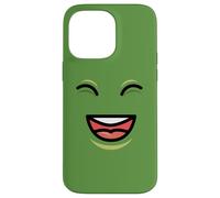 Happy Laughing Face - Cartoon Green Avocado Coque pour iPhone 14 Pro Max