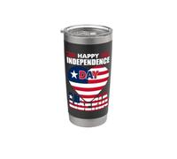 Happy Liberia Independence Day | Drapeau Libérien vieilli Gobelet isotherme en acier inoxydable double paroi