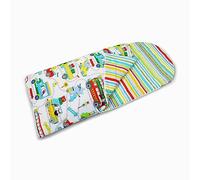 Happy Linen Company Sac de couchage réversible pour filles garçons et enfants Motif animaux du zoo Blanc 155 x 65 cm