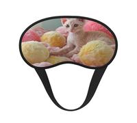 Happy Little Cat Masque pour les yeux ultime pour dormir, masque doux et confortable, masque relaxant sans pression nocturne.