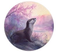 Happy Loutre | pour Adultes |Fleurs in Bloom| 1000pcs (67.5x67.5cm) Puzzles Jeux ÉduChatifs Puzzles De Décoration Intérieure