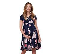 Happy Mama.Maternité d'allaitement Femme Robe Manche Courte Couche Double.598p (Style 1, 38, M)