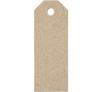 Happy Moments étiquettes naturelles 3 x 8 cm carton 20 pièces Marron G