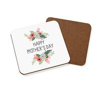 Happy Mother's Day Fleurs Coaster boissons Tapis