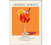 Happy Motive - Poster de cocktail de qualité supérieure au choix au format A3 ou A4 - Impression de qualité supérieure sur papier de 300 g - Décoration murale pour bar, cuisine et bar à la maison,