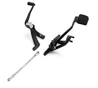 Happy-motor Repose-pieds noirs pour Harley Softail Street Bob FXBB 114 FXBBS Low Rider FXLR 107 FXLRS 117 2018-2022