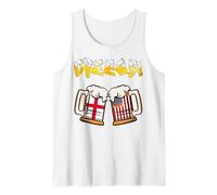 Happy Nat'l Beer Day English American Papa Mama Needs A Beer Day Débardeur