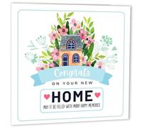 Happy New Home Carte de félicitations - Happy Memories - Cartes de pendaison de crémaillère