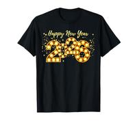 Happy New Year 2026 Gold Party Eve Family Christmas T-Shirt