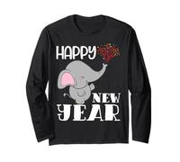 Happy New Year Eve 2020 20 et 20 Party Elephant Nouvel an Manche Longue