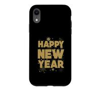 Happy New Year Feux d'artifice Réveillon Nouvel an Fête Coque pour iPhone XR