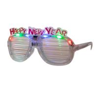 HAPPY NEW YEAR FUNNY PARTY LED LUNETTES, LUMIÈRES, 2015, TENUE, ACCESSOIRES DE COSTUME. CADEAU DE NOËL