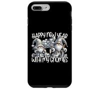Happy New Year Gnomes Funny Saying Hanging with My Gnomies Coque pour iPhone 7 Plus/8 Plus