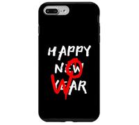 Happy New Year No War Peace Anti-Guerre Pacifist Graffiti Style Coque pour iPhone 7 Plus/8 Plus