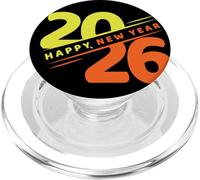 Happy New Year Party 2026 Ballon Familial Assorti pour Homme et Femme PopSockets PopGrip pour MagSafe
