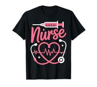 Happy Nurse Week Soins des plaies infirmière RN CNA Travail Maman Papa T-Shirt