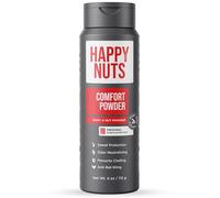 HAPPY NUTS Poudre confortable - Anti-frottement et déodorant, sans aluminium, contrôle de la transpiration et des odeurs pour les démangeaisons, l'aine et les parties privées des hommes