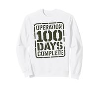 Happy Operation Mission Scolaire de 100 Jours complète Sweatshirt