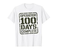 Happy Operation Mission Scolaire de 100 Jours complète T-Shirt