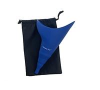 Happy Pee Urinoir féminin en Silicone réutilisable Bleu, Entonnoir en Silicone pour Femme Qui Permet de Faire Pipi Debout