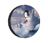 Happy Penguin Housse de protection de roue étanche et anti-poussière pour Jeep, SUV, remorque, camping-car, camion