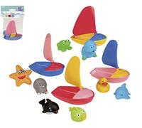 Happy People - 40163 - Jeux de Bains - Happy Baby, le Bateeau et ses Animaux