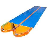 Tapis de glisse aquatique double 650 x 180 cm