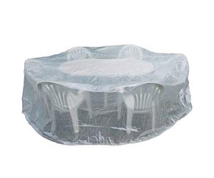 Happy People 79274 Housse pour Tables et chaises de Jardin Transparent