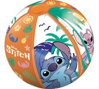 Happy People - Disney Stitch - Ballon de plage (Ø 50cm) Ballon de jeu aquatique Balle Enfants Amusement de bain