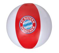 Happy People FC Bayern Munich 16061 Ballon de plage (ballon de plage, ballon de eau) Diamètre 29 cm Design officiel Club Mia