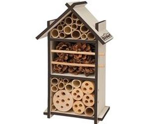 Happy People insecte hôtel Scout 16 x 28 cm bois naturel/brun