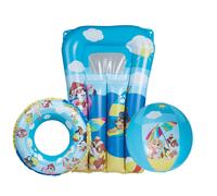 Happy People - Paw Patrouille 3er Strandset - Water-Polo,Bouée Gonflable &