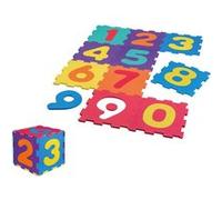 Happy People Tapis Puzzle 63064 avec des chiffres Multicolore 20 pièces 31 cm