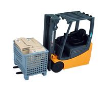 Happy People RC Jungheinrich Chariot 1:16 2,4 GHZ Avec Palette & Cartons