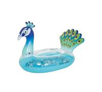 Happy People Schwimmtier Paon Avec Vrai Plume 145x94x94 CM Résistant À 80 KG,