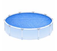 Happy People Solar Abdeckplane Ronde Pour Piscine Cadre Acier 420 cm