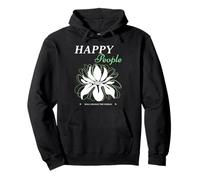 Happy People Will Change The World Positive Déclaration Sweat à Capuche