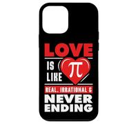 Happy Pi Day Funny Pi Day Love is Like Pi Never Ending Coque pour iPhone 12 Mini