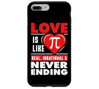 Happy Pi Day Funny Pi Day Love is Like Pi Never Ending Coque pour iPhone 7 Plus/8 Plus
