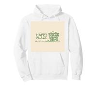 Happy Place Golf Retro Vintage Balls, Clubs, Man Cave Cadeau Sweat à Capuche