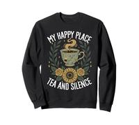 Happy Place Tea Silence Amateur de thé Sweatshirt