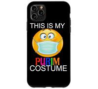 Happy Purim Costume Funny Jewish Face Mask Coque pour iPhone 11 Pro Max