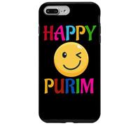 Happy Purim Costume Funny Jewish Face Mask Coque pour iPhone 7 Plus/8 Plus
