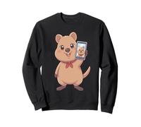 Happy Quokka Prendre Selfie Drôle Rottnest Island Sweatshirt