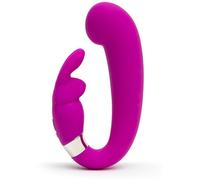 LapinHeureux Mini G - vibreur rechargeable à point G avec stimulateur de clitoris (violet)